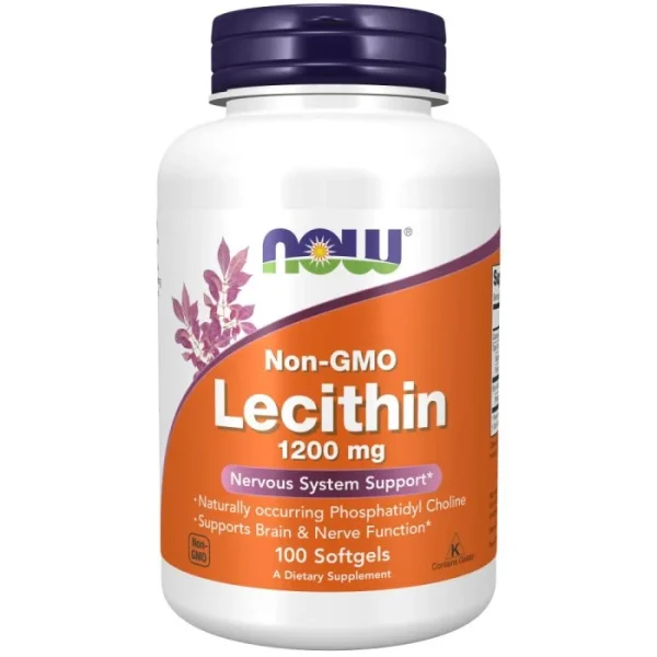 Now Non-GMO Lecithin 1200mg 100 softgels