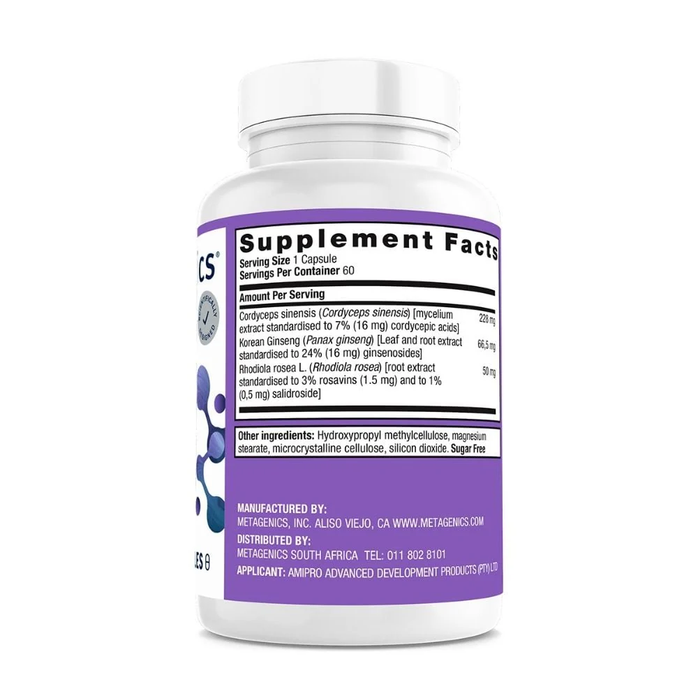 Metagenics Adreset+ 60 capsules - Image 2