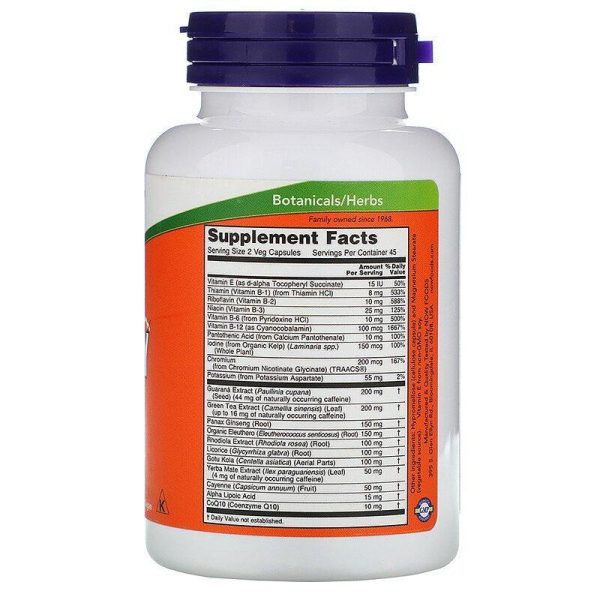 now Energy 90 Veg Capsules - Image 2