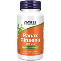 now Panax Ginseng 500 mg 100 Veg Capsules