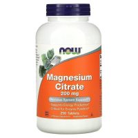 now Magnesium Citrate 200 mg 100 Tablets