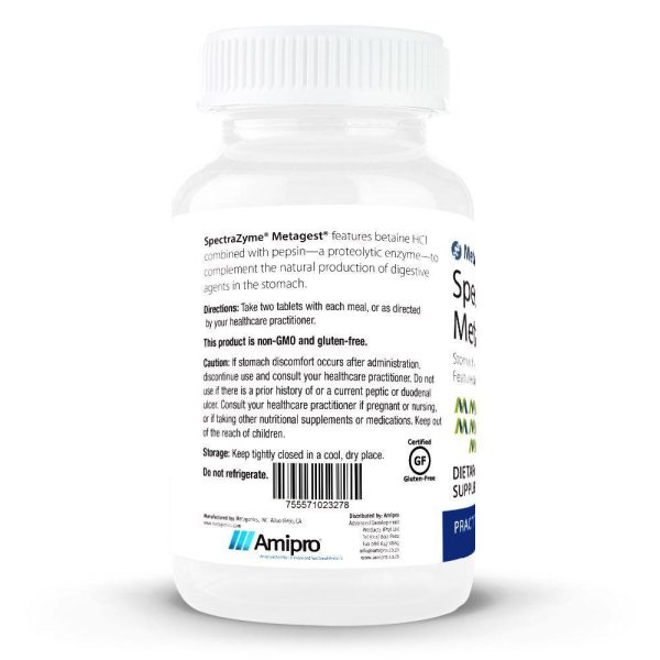 Metagenics SpectraZyme Metagest 90 tablets - Image 3