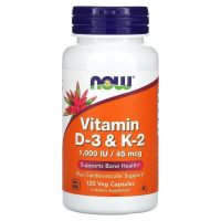 now Vitamin D-3 & K-2 1,000/45 mcg