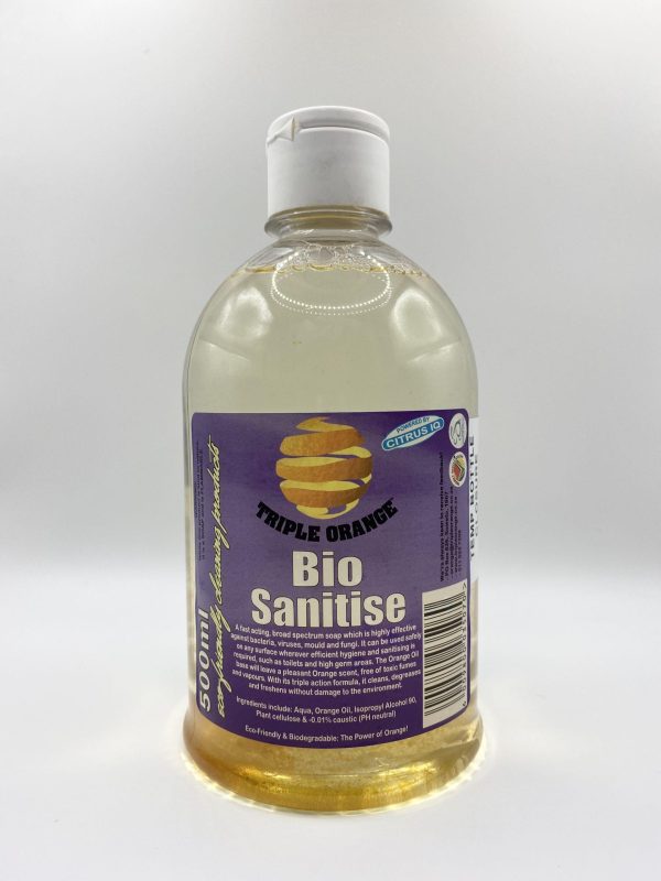 Triple Orange Bio Sanitise Liquid 500ml