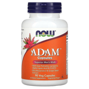 now ADAM Men’s Multiple Vitamin 90 Veg Capsules