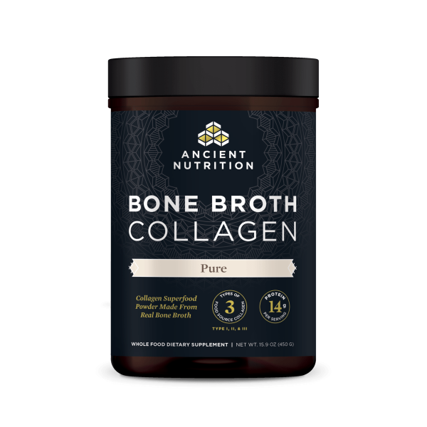 Ancient Nutrition Bone Broth Collagen Protein Pure (450g)