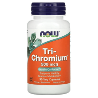 now Tri-Chromium 500 mcg, 90 Veg Capsules