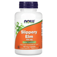 now Slippery Elm 400 mg, 100 Veg Capsules