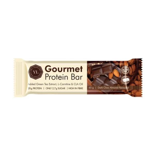 Youthful Living Dark Chocolate Almond Gourmet Protein Bar 65g