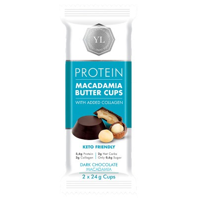 Youthful Living Protein Macadamia Butter Cups with added Collagen