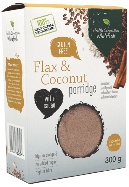 Health Connection Flax & Coconut Porridge Gluten Free 300g