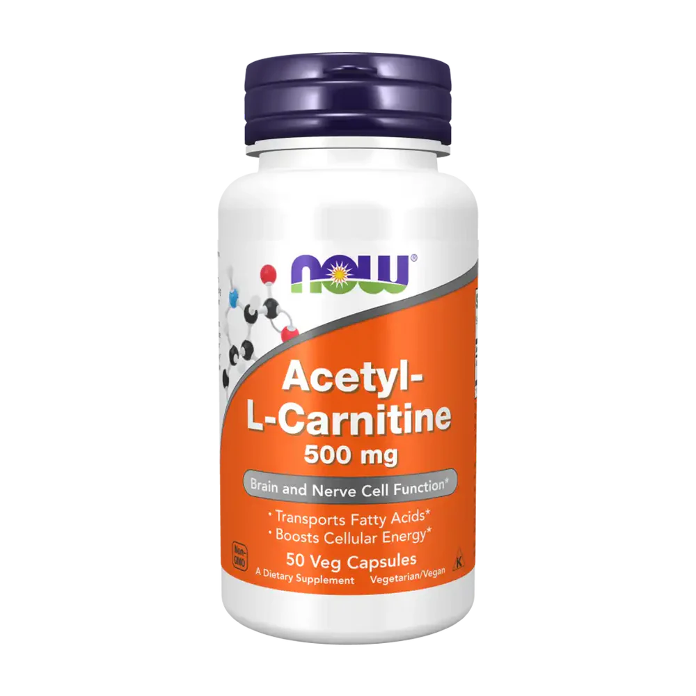 Now Acetyl-L-Carnitine 500mg 50's