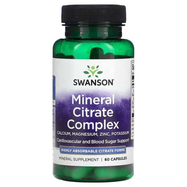 Swanson Mineral Citrate Complex 60's