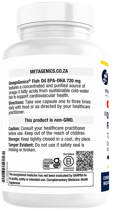 Metagenics OmegaGenics EPA-DHA 720mg 60's - Image 3