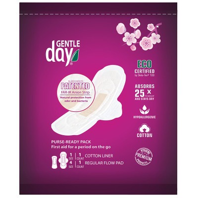 Gentle Day Organic Cotton Purse-Ready Pack 2's