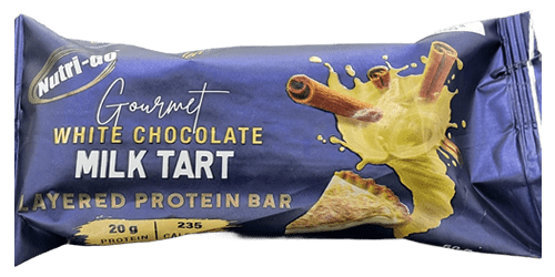 White chocolate milk tart
