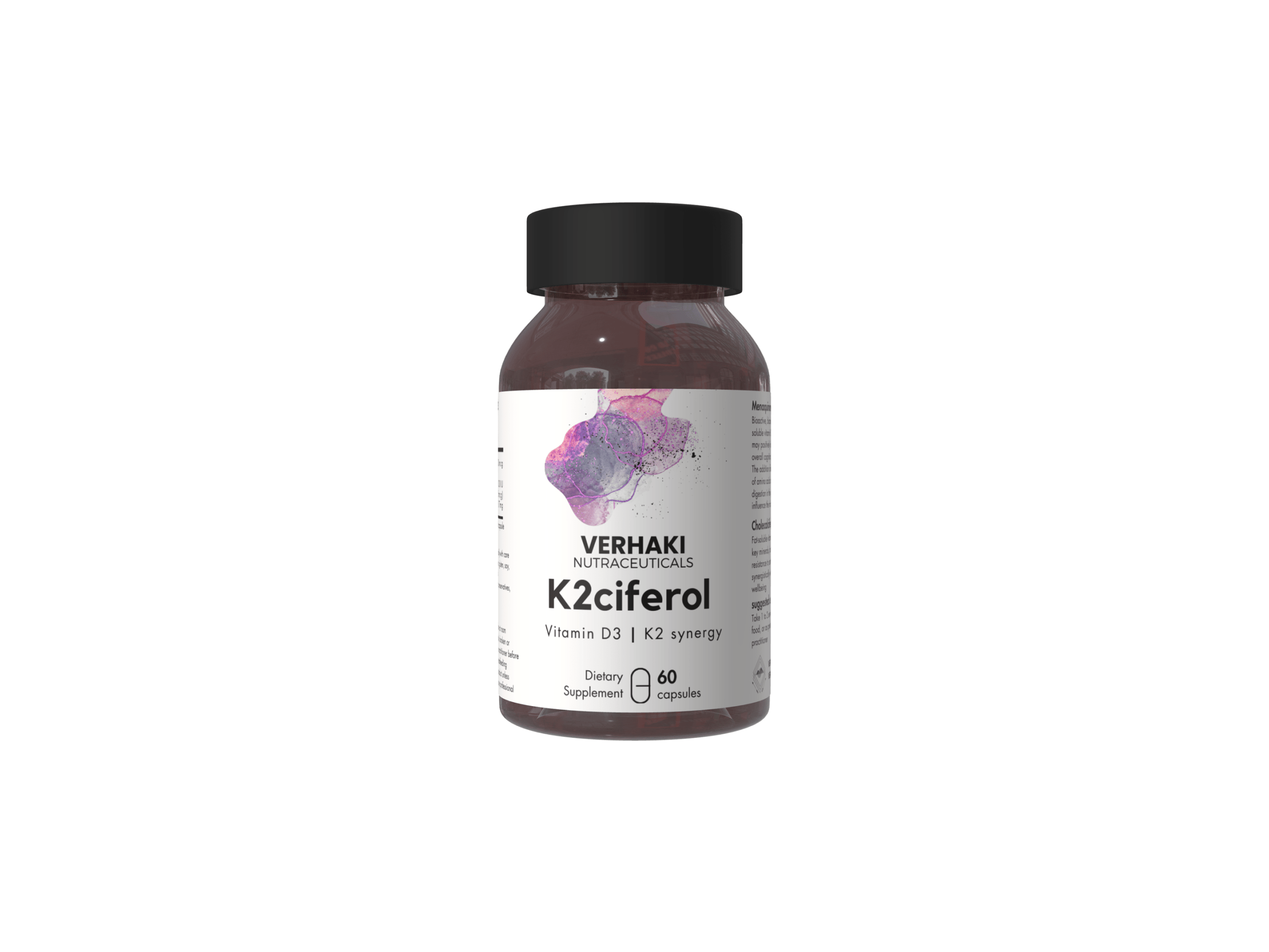 Verhaki Nutraceuticals K2ciferol Vit D3/K2 60's