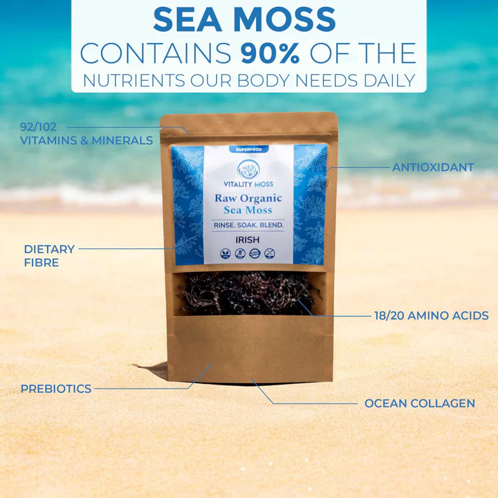Vitality moss Organic Sea Moss Irish