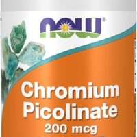 Now Chromium Picolinate 200mcg 100 Veg Capsules