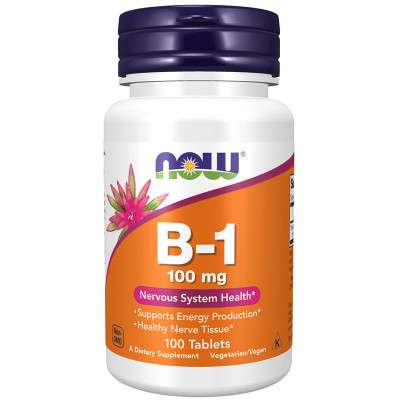 Now Vitamin B-1 100mg 100 tablets