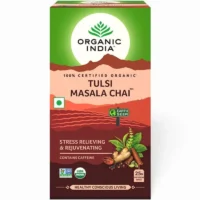 ORGANIC INDIA Tulsi Masala Chai With Assam Black Tea 25 Tea Bags