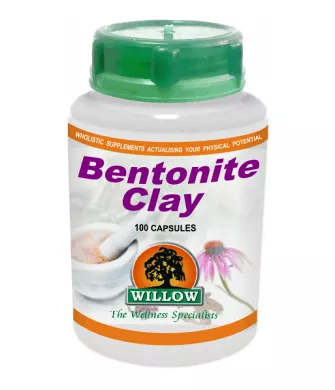 Willow Bentonite Clay 100 Capsules