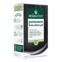 Herbatint Permanent haircolor gel 1N Black, 170 ml